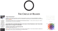 Desktop Screenshot of circleofreason.org