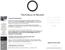 Tablet Screenshot of circleofreason.org